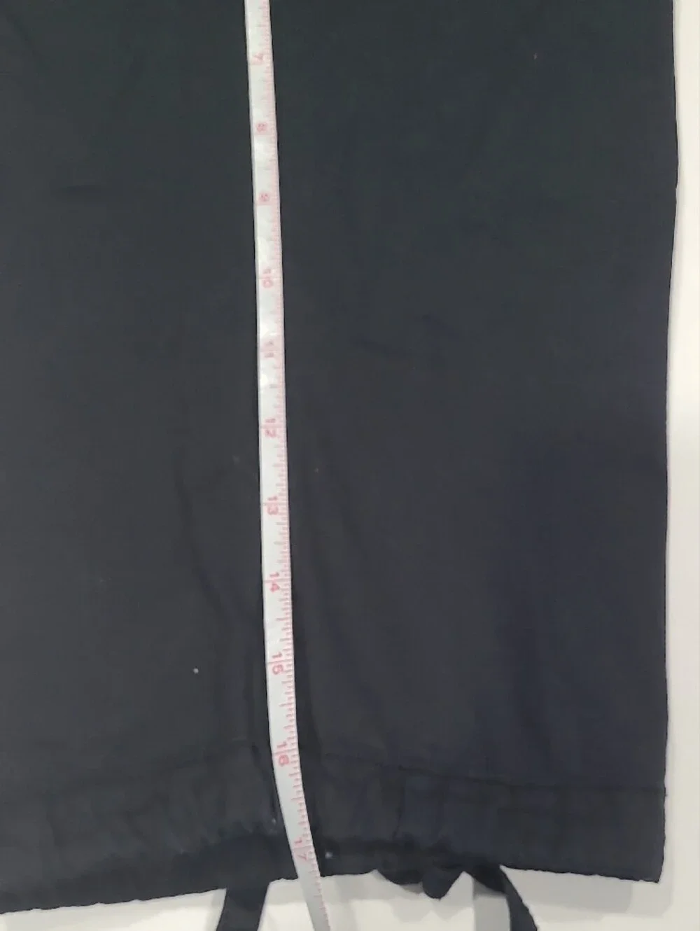 Womens Black Cargo Jogger Pants - Comfortable Casual Wear Sz M